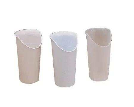 Fabrication Enterprises FabLife Nosey Cup ADL Dysphagia Cup 8 oz. Clear Plastic Reusable – 60-1050