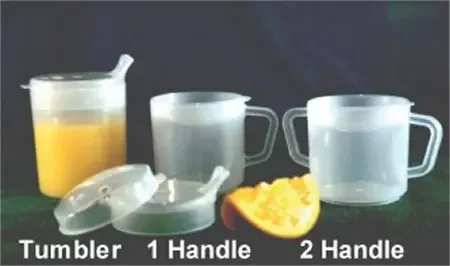 Fabrication Enterprises PSC Drinking Mug 8 oz. Clear Plastic Reusable – 60-1011