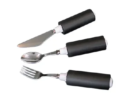 Fabrication Enterprises Soup Spoon Built-up Handle Black – 61-0068R