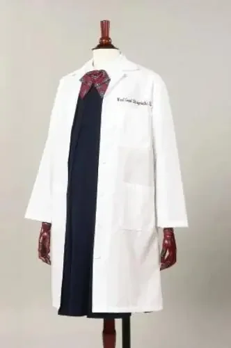 Fashion Seal Uniforms Lab Coat White Size 16 Long Sleeves Knee Length – 477-SZ16