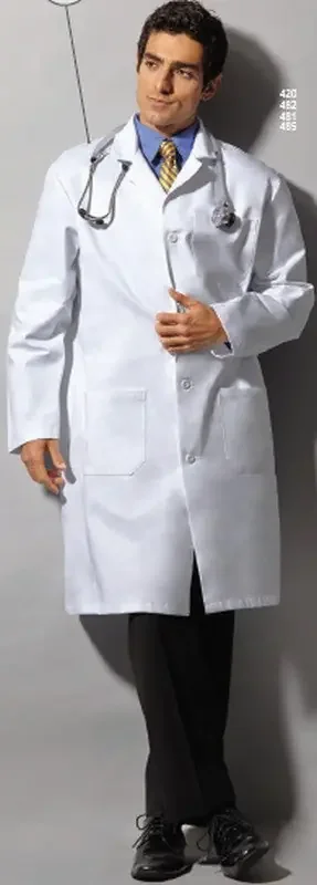 Fashion Seal Uniforms Lab Coat White Size 42 Long Sleeves Knee Length – 420-SZ42