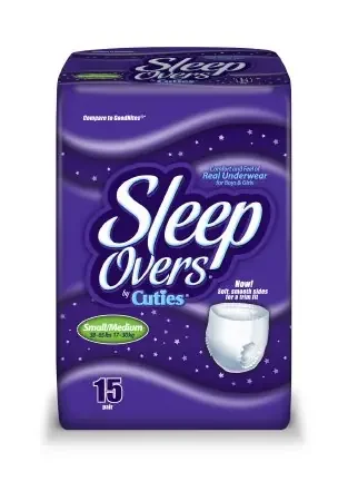 First Quality Cuties Sleep Overs Youth Absorbent Underwear Pull On Small / Medium Disposable Heavy Absorbency – SLP05301