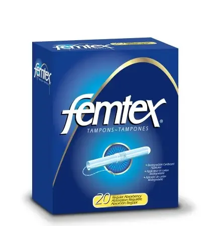 First Quality Femtex Tampon Regular Absorbency Cardboard Applicator – BK1500F