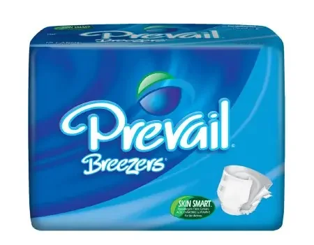 First Quality Prevail Breezers Adult Incontinent Brief Tab Closure Large Disposable Heavy Absorbency – PVB-013/2