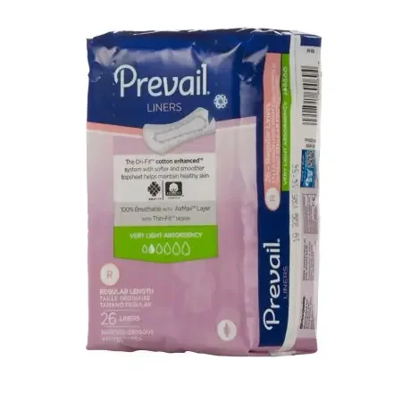 First Quality Prevail Daily Liner Bladder Control Pad 7-1/2 Inch Length Light Absorbency Polymer Small Female Disposable – PV-926