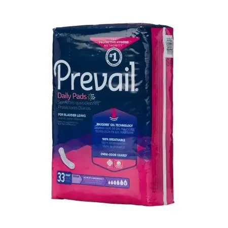 First Quality Prevail Dailyl Pads Ultimate Bladder Control Pad 16 Inch Length Heavy Absorbency Polymer One Size Fits Most Female Disposable – PV-923/1