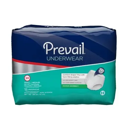 First Quality Prevail Super Plus Adult Absorbent Underwear Pull On Small / Medium Disposable Moderate Absorbency – PVS-512