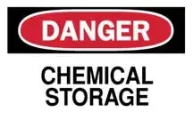 Fisher Scientific Brady Caution Sign Danger Chemical Storage – 19102109