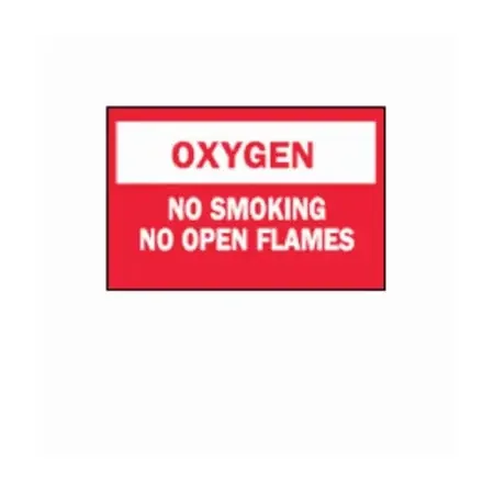 Fisher Scientific Brady Caution Sign Oxegen No Smoking No Open Flames – 19102448