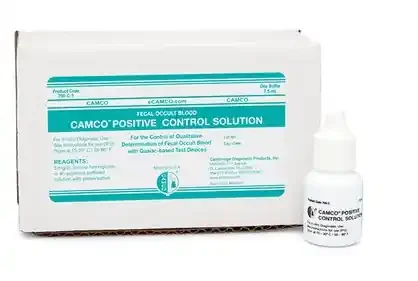 Fisher Scientific CAMCO Colorectal Cancer Screening Control Solution Fecal Occult Blood Test (FOBT) Positive Level 7.5 mL – 23737008