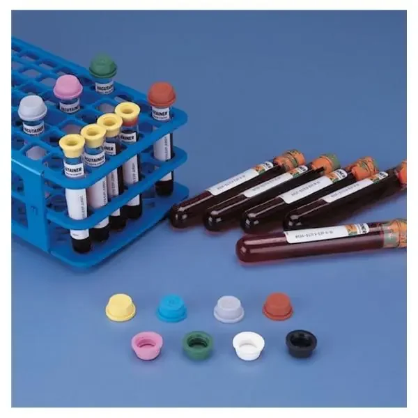 Fisher Scientific Co. Sav-It Tube Closure Cap Elastomer Co-Polymer Blue 1000/Pk – 27075
