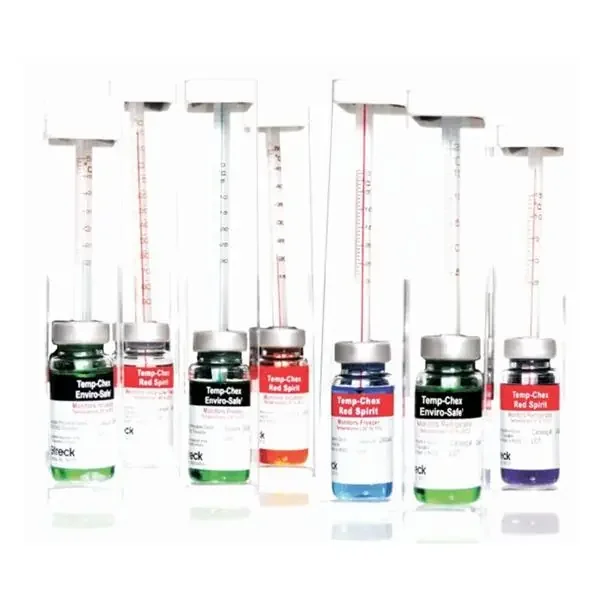 Fisher Scientific Co. Temp-Chex Red Spirit Thermometer -5 To 15°C Ea – 11716185B