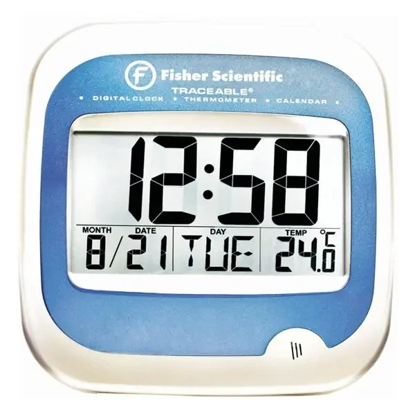 Fisher Scientific Co. Traceable Clock Thermometer Abs Plastic -5 To 50C Ea – 146485