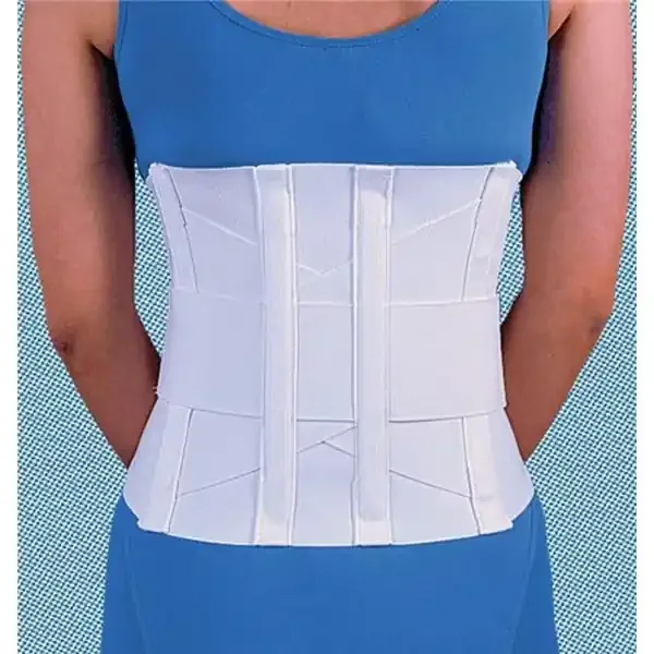Frank Stubbs Co Inc Support Criss-Cross Back Elastic White Size Small Each – F003673
