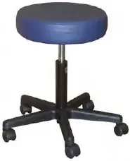 Galaxy Enterprises Physician Stool Backless Pneumatic Height Adjustment 5 Casters Black – 1070GB