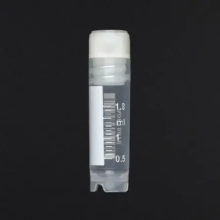 Globe Scientific CryoClear Cryogenic Tube Conical Bottom, Skirted Plain 12.5 X 48.4 mm 2 mL Without Color Coding Screw Cap Polypropylene Tube – 3002