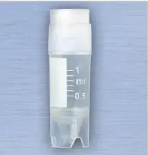 Globe Scientific CryoClear Cryogenic Vial Thermoplastic Elastomer 1 mL Screw Cap – 3010