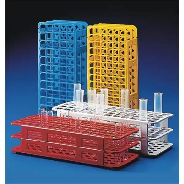 Globe Scientific Snap-N-Rack Test Tube Rack 16-17Mm 60 Place Blue Ea – 456504