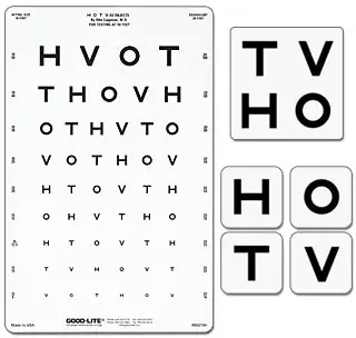 Good-Lite Wide-spaced Distance Chart 10 Foot – 600704