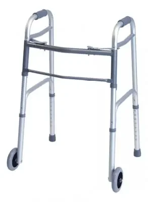 Graham-Field Lumex Everyday Dual Release Folding Walker Aluminum Frame 300 lbs. Weight Capacity 32 to 39 Inch Height – 716270A-4