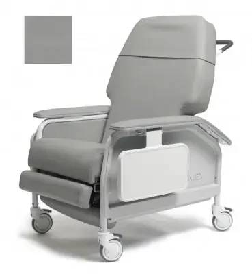 Graham-Field Lumex Extra-Wide Clinical Care Recliner Dove Four Tente Swivel Caster, Three Locking Caster Four Tente Swivel Caster, Three Locking Caster – FR587W8567
