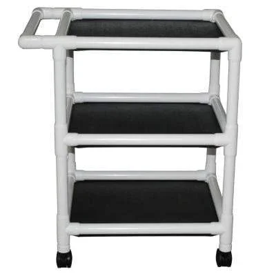 Graham Field PVC Three-Shelf Utility Cart