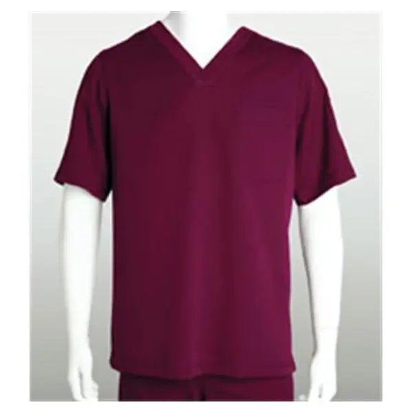 Grey‘s Anatomy (TM) Shirt Scrub Greys Anatomy 0103 Mens 3X Large Wine Each – 0103X-65-3XL