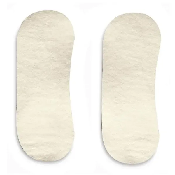 Hapad Grip Heel Wool/Felt White Size One Size Fits All 1/Pair – HG