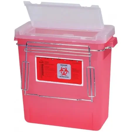 Harloff Bemis Sharps Container with Bracket For Harloff Carts – 684806