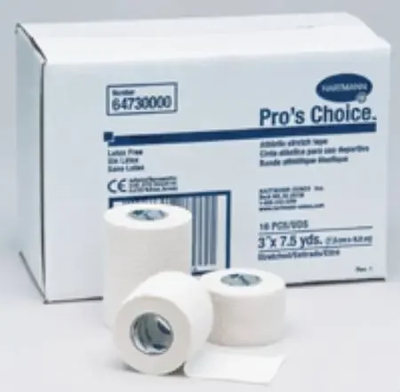 Hartmann Pro‘s Choice Athletic Tape Cloth 1-1/2 Inch X 7-1/2 Yard White NonSterile – 64710000