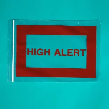 Health Care Logistics BAG HIGH ALERT 8X11 100/BX – 9535