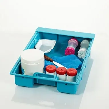 Health Care Logistics Crash Cart Box Blue, Green, Light Blue, Red, White, Yellow – 3131