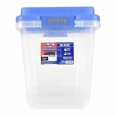 Hefty Hi-rise 32 Qt. Storage Container