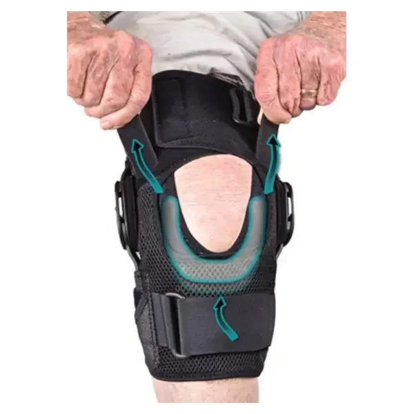 Hely & Weber Brace Support Global Knee Knee Lycra Black Size Medium Universal Ea – 7640MD