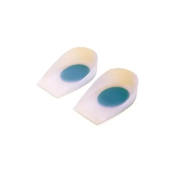 Hely & Weber Cup Heel Silicone Fits Most Men Low Profile White/Blue Size Large Universal 1/Pr – 327-L