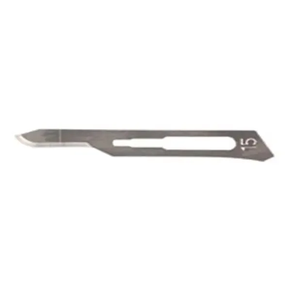 Henry Schein Blade Surgical 15S Stainless Steel Sterile Disposable 100/Bx, 40 Bx/Ca – 4334