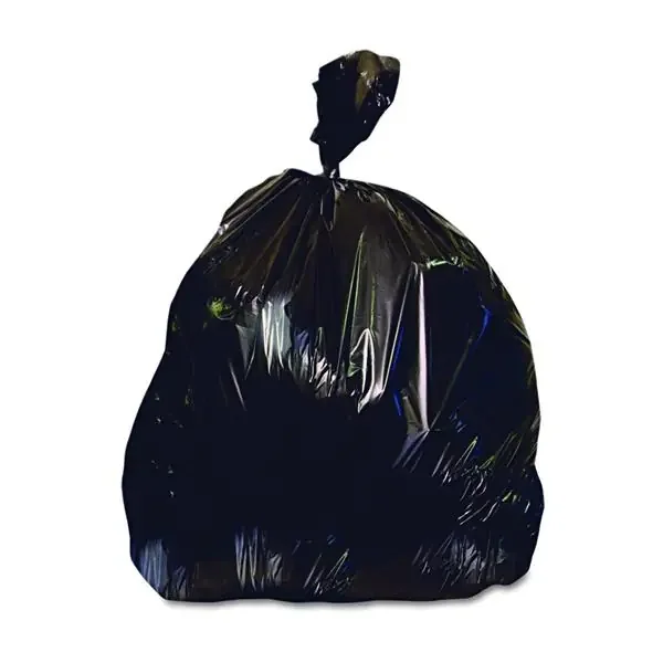 Heritage Bag Company Bag Trash Stock 12-16Gal Lldpe 0-7/10Mil Flat Pack 24X32″ Black 500/Ca – H4832HK