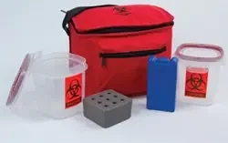 Hopkins Medical Products Deluxe Insulated Biohazard Specimen Transport System 5-1/2 X 7 X 9 Inch – 531796