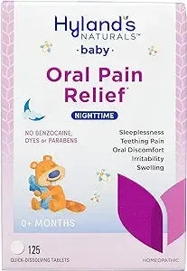 Hyland’s Baby Nightime Oral Pain Relief Tablets, 125 Ct