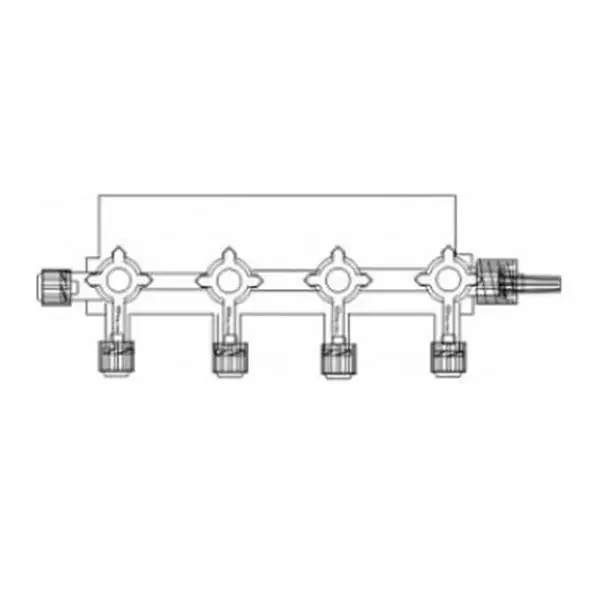 Icu Medical Stopcock 4-Way Dehp-Free 25/Ca – B4078