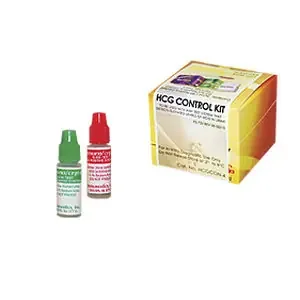 Immunostics Reproductive Endocrinology Assay Control Kit Human Chorionic Godadotropin (hCG) Positive / Negative Level 2 X 2 X 2.5 mL – HCGCON-4