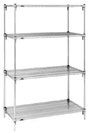 Intermetro Industries Super Adjustable Super Erecta Wire Shelving 1 Shelf Adjustable Chrome Plated Steel – A1830NC
