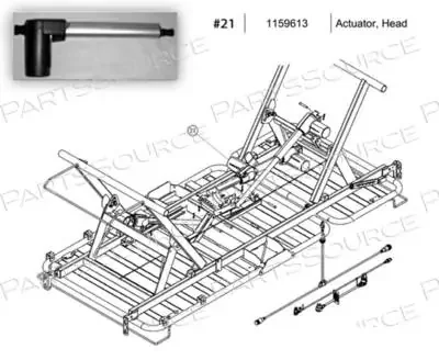 Invacare Bed Actuator Kit Caroll Bed – 1159613