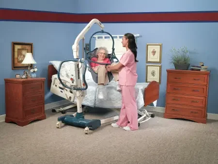 Invacare Universal High Sling With Head and Neck Support 4 Strap Large 500 lbs. Weight Capacity – 2483779