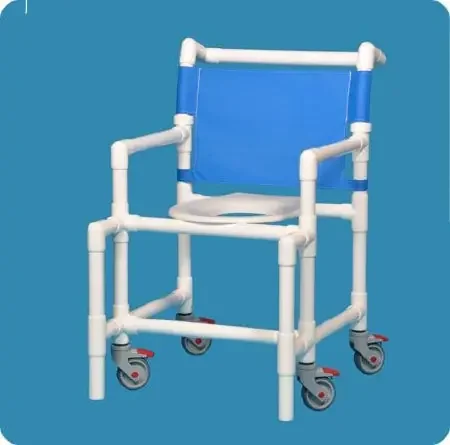 IPU Original Shower Chair Fixed Arm PVC Frame Mesh Back – SC9200