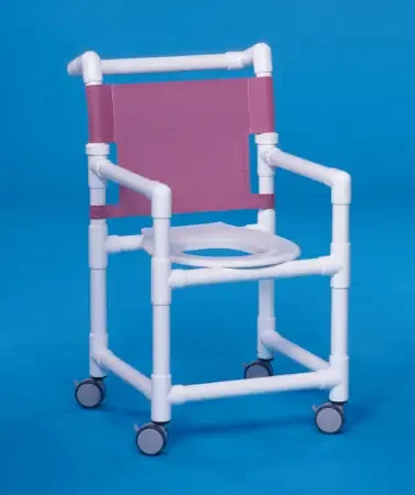 IPU Select Shower Chair Fixed Arm PVC Frame Mesh Back – ESC20