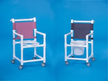 IPU Select Shower Chair Fixed Arm PVC Frame Mesh Back – ESC20