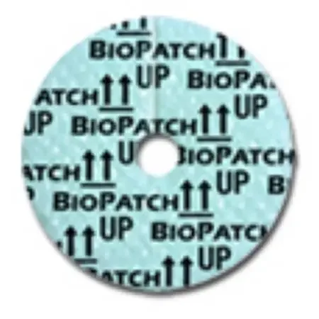 J & J Healthcare Systems Biopatch Hemostatic IV Dressing 1 Inch Disk With 4.0mm Center Hole Round – 4150