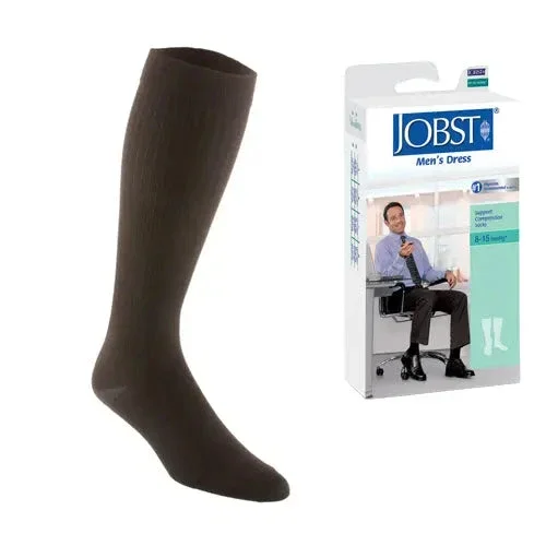 Jobst Men’s Dress Socks 8-15 Brown Medium