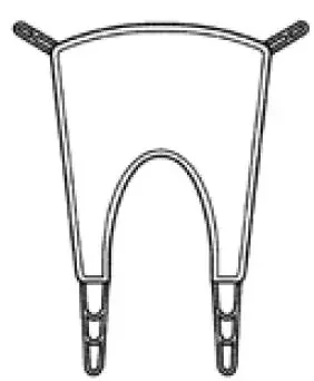Joerns Healthcare Hoyer Quick Fit Padded Sling 4 Point X-Large 500 lbs. Weight Capacity – NA1008P